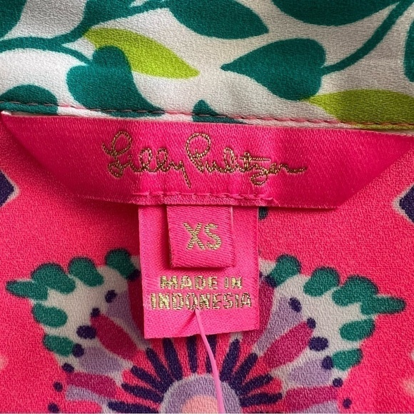 Lilly Pulitzer Winona Stretch Tunic Shes Too Fly Size XS NEW - Picture 13 of 16